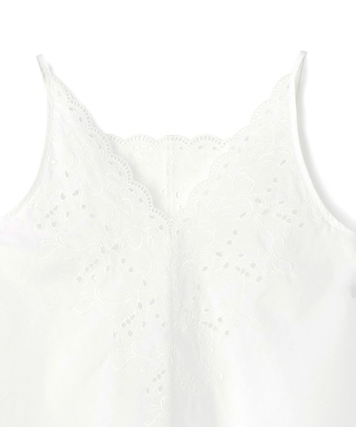 N.O.R.C（ノーク）の「カットワークキャミソール（キャミソール・レディース・ホワイト・M/S）」の7枚目の写真