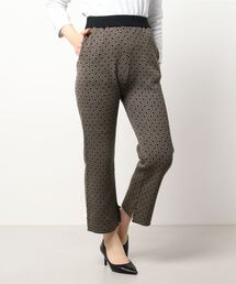 Lugnoncure | 幾何柄ニットワイドパンツ(その他パンツ)