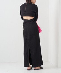 Firsthand（ファーストハンド）の「Baserange/ベースレンジ BRIG DRESS / ラップディティールバックオープンワンピース（ワンピース）」