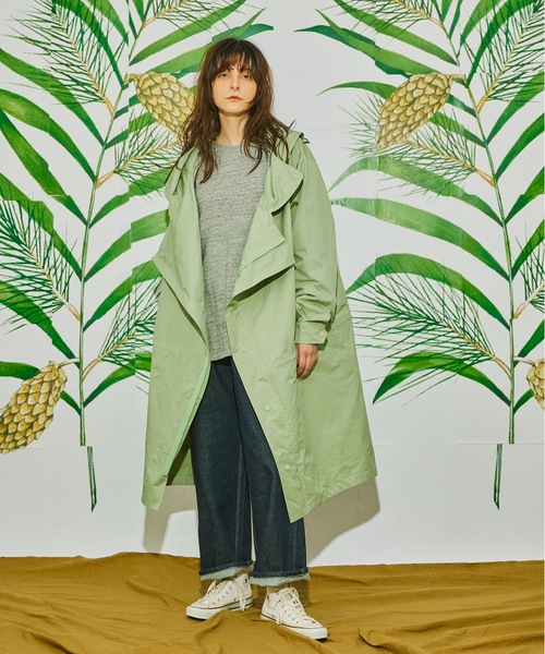 AlexanderLeeChang（アレキサンダーリーチャン）の「LONG FREAKS MODS COAT　AC-032201（モッズコート・メンズ・ミント/オリーブ/ベージュ・2/3）」の3枚目の写真