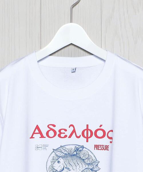 Pressure（プレッシャー）の「＜PRESSURE＞ADELFOS T-SHIRT/Tシャツ（Tシャツ/カットソー・メンズ・ホワイト・M/L）」の3枚目の写真