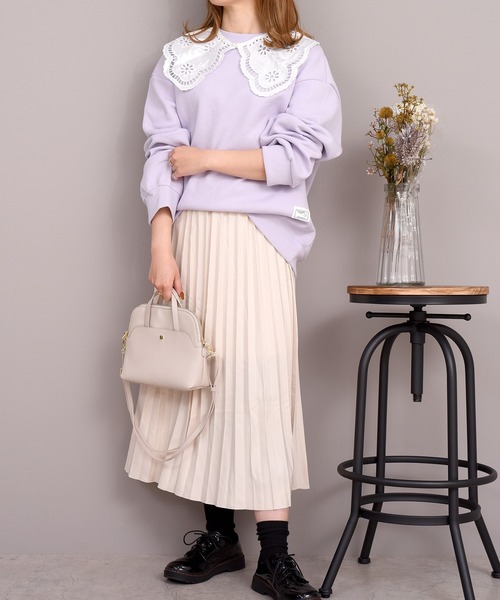 DAY CLOSET(デイ クローゼット)の「レディース レースビッグカラー付け襟 Bタイプ(付け襟・レディース・ホワイト/ホワイト系その他・ONE SIZE)」の7枚目の写真