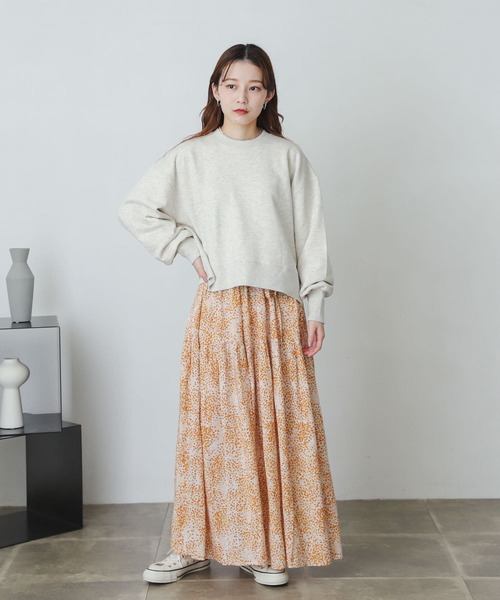 SENSE OF PLACE by URBAN RESEARCH(センスオブプレイスバイアーバンリサーチ)の「ボリュームスリーブティアードワンピース(ワンピース・レディース・オレンジ系その他/ブラック/ライトベージュ/ブルー系その他・ONE)」の20枚目の写真