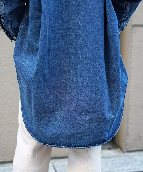DROIT BELLO(ドロイトベロ)の「DROIT BELLO(ドロイトベロ)デニムシャツ(シャツ/ブラウス・レディース・インディゴブルー・FREE)」の19枚目の写真