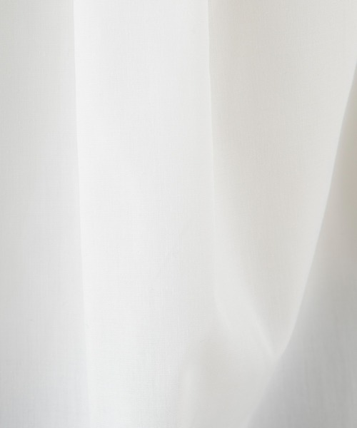 ANGIE（アンジー）の「バンドカラーボリュームスリーブシャツワンピース（シャツワンピース・レディース・ベージュ系その他/ブルー系その他/オフホワイト・FREE）」の9枚目の写真