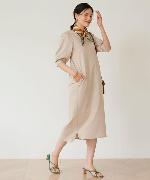 green label relaxing（グリーンレーベルリラクシング）の「【矢野未希子さん着用】＜Oggi×green label relaxing＞スクエアチューブ サンダル(5cmヒール)（サンダル・レディース・オフホワイト/クリーム/ブラック/ケリー・S/M/L/LL/XS）」の13枚目の写真