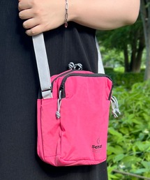 Flowering（フラワーリング）の「撥水ムラ染めプリントスクエアポーチ（ショルダーバッグ）」