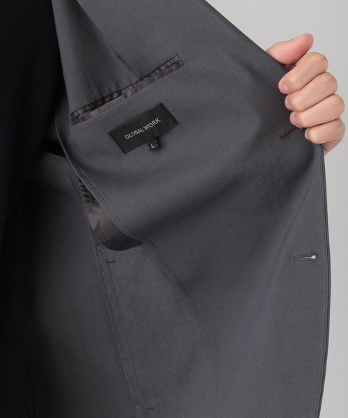 グローバルワーク　スゴラクスーツ　3点セット　洗える　黒　L　タグ付新品未使用 楽天市場】【SALE／70%OFF】スゴラクストレッチジャケット