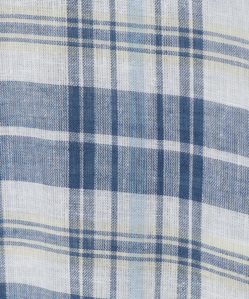 LBC(エルビーシー)の「リネンコンバンドカラーシャツワンピース(シャツワンピース・レディース・スカイブルー/ブラウン/ブラック・M/L)」の12枚目の写真