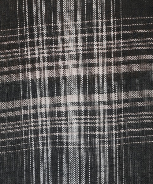 LBC(エルビーシー)の「リネンコンバンドカラーシャツワンピース(シャツワンピース・レディース・スカイブルー/ブラウン/ブラック・M/L)」の21枚目の写真