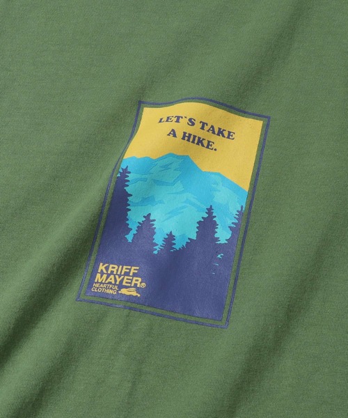 KRIFF MAYER（クリフメイヤー）の「半袖プリントT(山)（Tシャツ/カットソー・メンズ・オフホワイト/イエロー/グリーン/チャコール・SMALL/MEDIUM/LARGE/X-LARGE）」の10枚目の写真