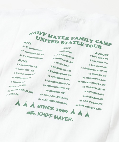 KRIFF MAYER（クリフメイヤー）の「半袖プリントT(山)（Tシャツ/カットソー・メンズ・オフホワイト/イエロー/グリーン/チャコール・SMALL/MEDIUM/LARGE/X-LARGE）」の11枚目の写真