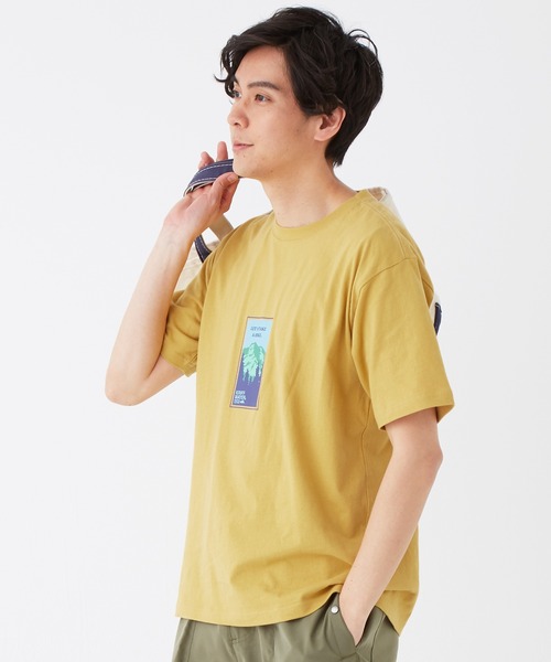 KRIFF MAYER（クリフメイヤー）の「半袖プリントT(山)（Tシャツ/カットソー・メンズ・オフホワイト/イエロー/グリーン/チャコール・SMALL/MEDIUM/LARGE/X-LARGE）」の17枚目の写真