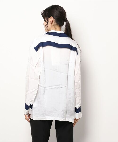 L.H.P Private Brand(エルエイチピープライベートブランド)の「KIMHEKIM/キムヘキム/TAO L SLEEVED PAJAMA SHIRTS(シャツ/ブラウス・レディース・ホワイト/ミント・36/34)」の5枚目の写真