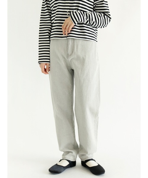 ehka sopo（エヘカソポ）の「デニムストレートパンツ（デニムパンツ・レディース・ブラック/グレー/ブルー・ﾌﾘ-）」の2枚目の写真