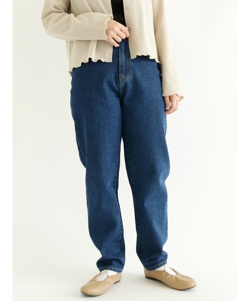 ehka sopo（エヘカソポ）の「デニムストレートパンツ（デニムパンツ・レディース・ブラック/グレー/ブルー・ﾌﾘ-）」の3枚目の写真