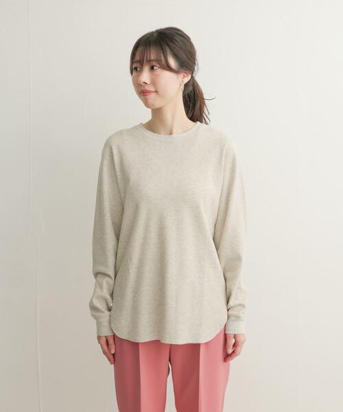 URBAN RESEARCH DOORS(アーバンリサーチドアーズ)の「ワッフルプルオーバー(Tシャツ/カットソー・レディース・ブルー/パープル系その他/グレー系その他・MEDIUM)」の13枚目の写真