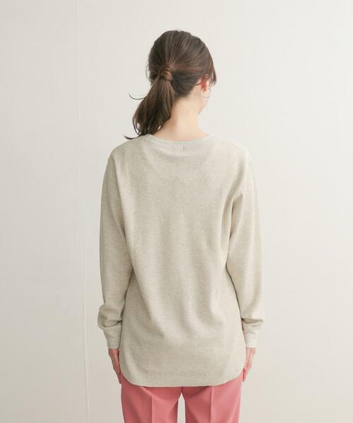 URBAN RESEARCH DOORS(アーバンリサーチドアーズ)の「ワッフルプルオーバー(Tシャツ/カットソー・レディース・ブルー/パープル系その他/グレー系その他・MEDIUM)」の15枚目の写真