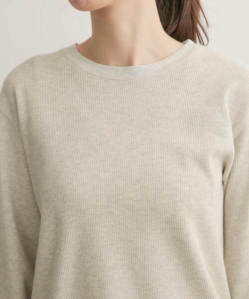 URBAN RESEARCH DOORS(アーバンリサーチドアーズ)の「ワッフルプルオーバー(Tシャツ/カットソー・レディース・ブルー/パープル系その他/グレー系その他・MEDIUM)」の16枚目の写真