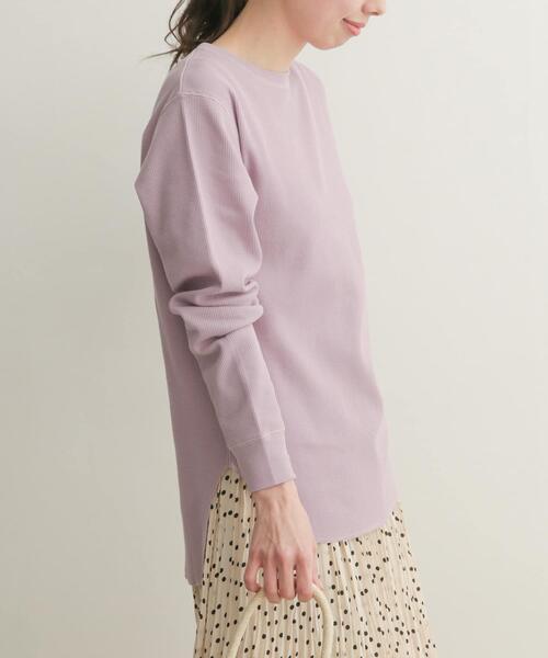URBAN RESEARCH DOORS(アーバンリサーチドアーズ)の「ワッフルプルオーバー(Tシャツ/カットソー・レディース・ブルー/パープル系その他/グレー系その他・MEDIUM)」の21枚目の写真