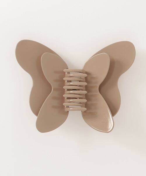 WC（ダブル シー）の「BIGバタフライヘアクリップ（バレッタ/ヘアクリップ・レディース・ブラック/アイボリー/ブラウン/グリーン・FREE）」の6枚目の写真