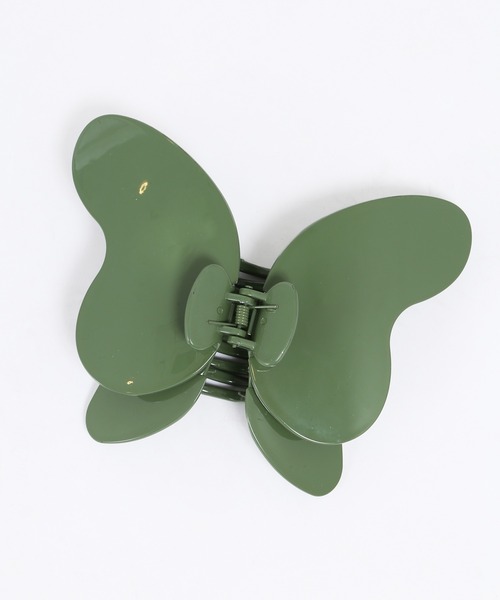 WC（ダブル シー）の「BIGバタフライヘアクリップ（バレッタ/ヘアクリップ・レディース・ブラック/アイボリー/ブラウン/グリーン・FREE）」の7枚目の写真