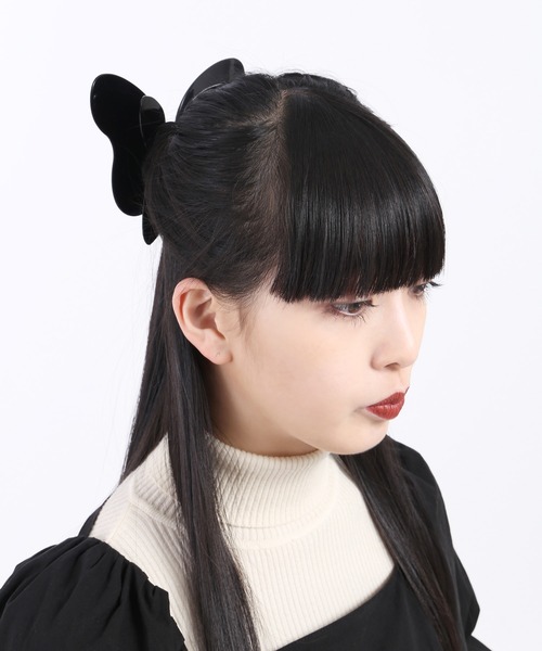 WC（ダブル シー）の「BIGバタフライヘアクリップ（バレッタ/ヘアクリップ・レディース・ブラック/アイボリー/ブラウン/グリーン・FREE）」の14枚目の写真