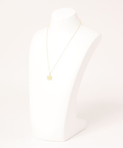 【SALE価格】 Rose budネックレス(定価 10000円 ) Birth Flower】10月誕生花 K10 ピンクゴールド コスモス