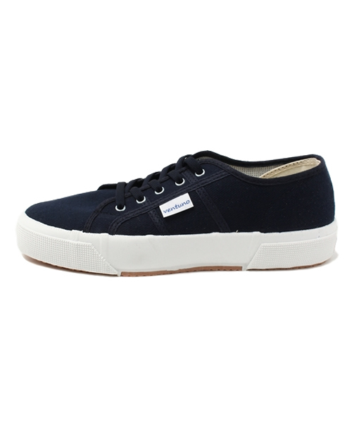 Denime（ドゥニーム）の「【VENTUNO】ベンチュノ　TENNIS MENS（スニーカー・メンズ・ホワイト/ネイビー・7.5/8/8.5）」の3枚目の写真