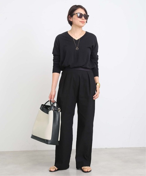 Elleme（エレメ）の「【ELLEME/エレメ】 CANVAS バッグ（ショルダーバッグ・レディース・ブラック・FREE）」の3枚目の写真