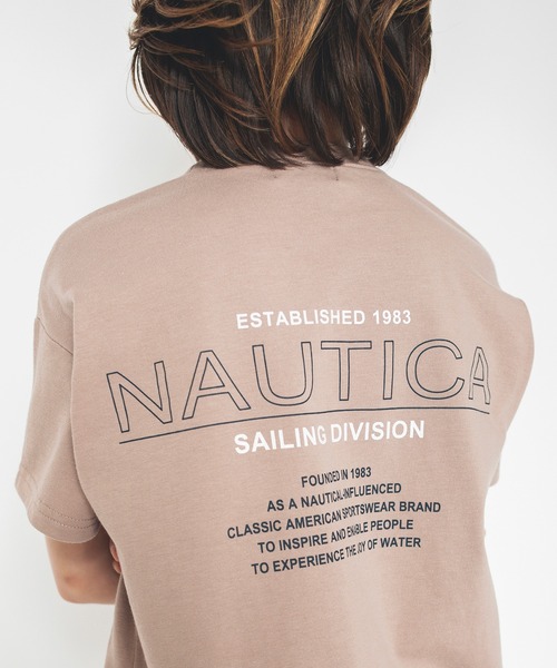 NAUTICA（ノーティカ）の「【NAUTICA/ノーティカ/吸水速乾】BACKプリントレイヤード半袖Tシャツ（Tシャツ/カットソー・キッズ・ブラウン/ブラック・120/150/130/140）」の3枚目の写真
