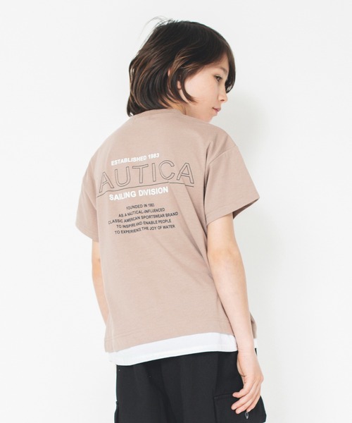 NAUTICA（ノーティカ）の「【NAUTICA/ノーティカ/吸水速乾】BACKプリントレイヤード半袖Tシャツ（Tシャツ/カットソー・キッズ・ブラウン/ブラック・120/150/130/140）」の18枚目の写真