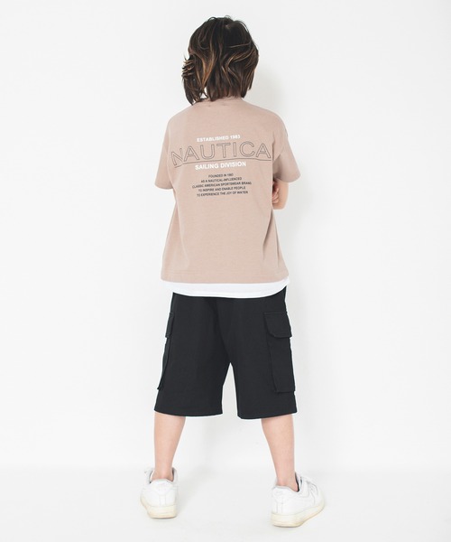 NAUTICA（ノーティカ）の「【NAUTICA/ノーティカ/吸水速乾】BACKプリントレイヤード半袖Tシャツ（Tシャツ/カットソー・キッズ・ブラウン/ブラック・120/150/130/140）」の22枚目の写真