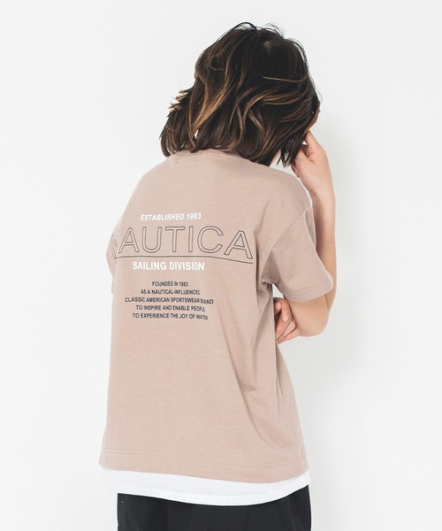 NAUTICA（ノーティカ）の「【NAUTICA/ノーティカ/吸水速乾】BACKプリントレイヤード半袖Tシャツ（Tシャツ/カットソー・キッズ・ブラウン/ブラック・120/150/130/140）」の7枚目の写真
