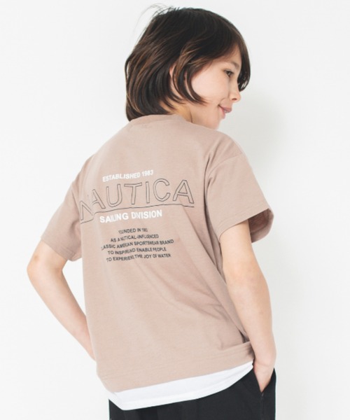 NAUTICA（ノーティカ）の「【NAUTICA/ノーティカ/吸水速乾】BACKプリントレイヤード半袖Tシャツ（Tシャツ/カットソー・キッズ・ブラウン/ブラック・120/150/130/140）」の14枚目の写真