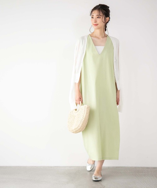 fifth（フィフス）の「Vネックシアーカーディガン（カーディガン/ボレロ・レディース・ホワイト/イエロー/ラベンダー・M）」の12枚目の写真