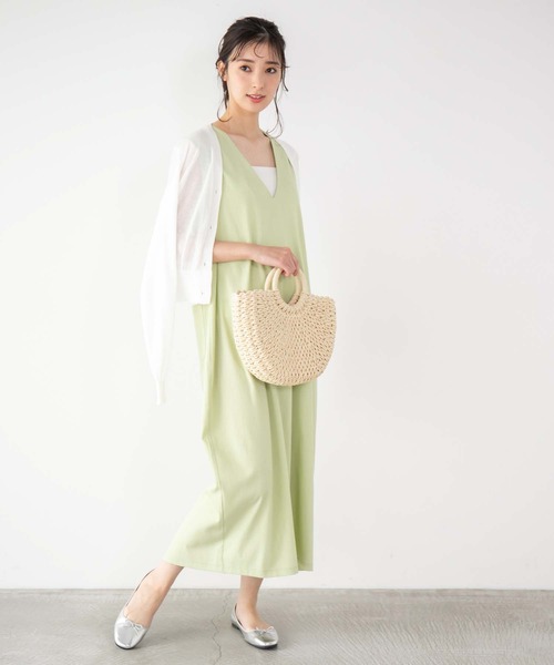 fifth（フィフス）の「Vネックシアーカーディガン（カーディガン/ボレロ・レディース・ホワイト/イエロー/ラベンダー・M）」の11枚目の写真