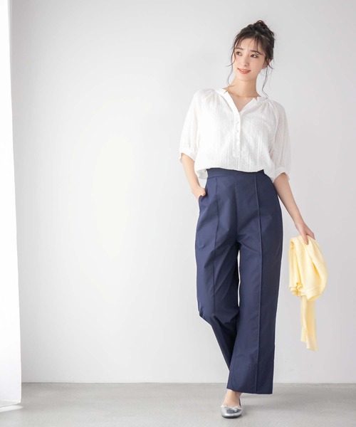 fifth（フィフス）の「Vネックシアーカーディガン（カーディガン/ボレロ・レディース・ホワイト/イエロー/ラベンダー・M）」の18枚目の写真