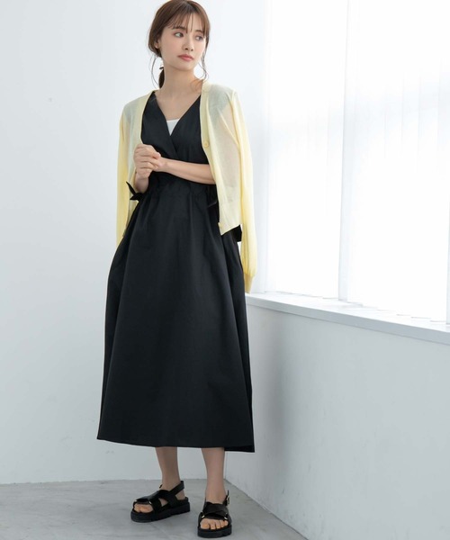 fifth（フィフス）の「Vネックシアーカーディガン（カーディガン/ボレロ・レディース・ホワイト/イエロー/ラベンダー・M）」の21枚目の写真