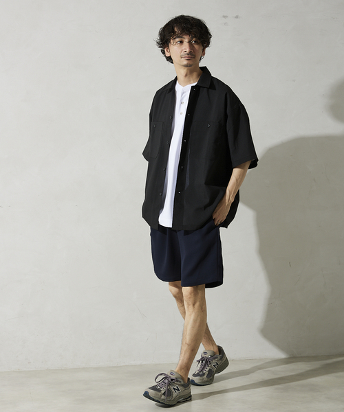 JOURNAL STANDARD relume(ジャーナルスタンダード レリューム)の「W/FACE BACK GAZE ショーツ(その他パンツ・メンズ・ネイビー/ブラウン/ブラック・LARGE/MEDIUM)」の5枚目の写真