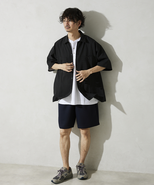 JOURNAL STANDARD relume(ジャーナルスタンダード レリューム)の「W/FACE BACK GAZE ショーツ(その他パンツ・メンズ・ネイビー/ブラウン/ブラック・LARGE/MEDIUM)」の6枚目の写真