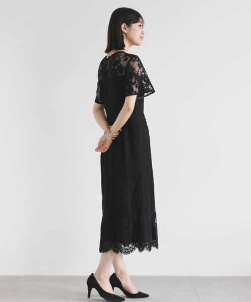【美品】Kaene ブルー　マーメイド　レースワンピース kaene（カエン）の「レースマーメイドドレス（ドレス）」 - WEAR