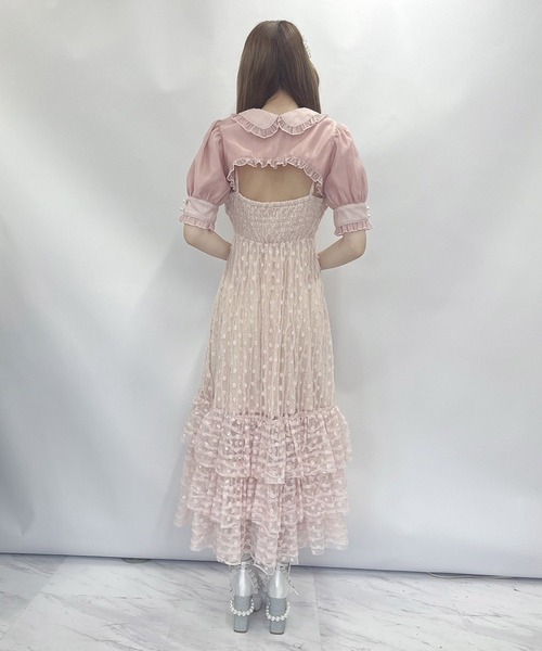 Swankiss（スワンキス）の「TS cropped lace LO/P（ワンピース