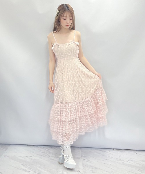 Swankiss（スワンキス）の「TS cropped lace LO/P（ワンピース
