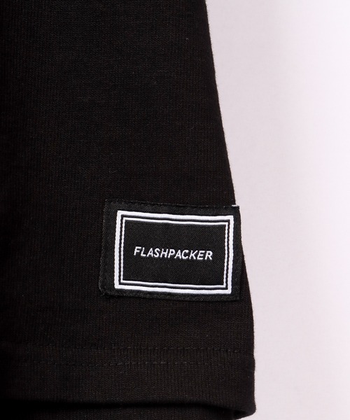 FLASH PACKER(フラッシュパッカー)の「FLASH PACKER ヘビーオンス半袖TEE(Tシャツ/カットソー・メンズ・ブラック/グレイッシュベージュ/ホワイト・M/L/S)」の9枚目の写真
