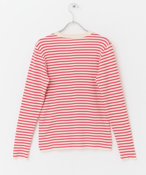 Adriana Kay（アドリアナケイ）の「Adriana Kay　ロングボーダーTシャツ（Tシャツ/カットソー・レディース・グレー系その他/ブルー系その他/ピンク系その他・FREE）」の10枚目の写真