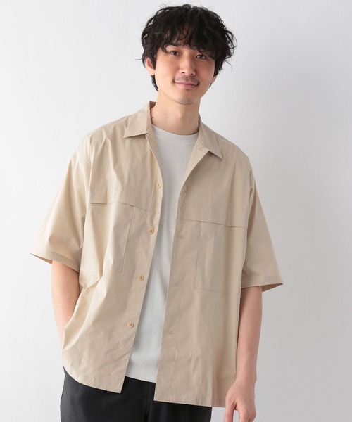 GLOBAL WORK（グローバルワーク）の「マルチファンクションシャツ/267377（シャツ/ブラウス・メンズ・ブラック/ベージュ/ライトグリーン・SMALL/MEDIUM/LARGE）」の3枚目の写真