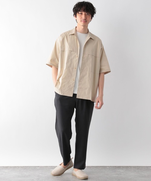 GLOBAL WORK（グローバルワーク）の「マルチファンクションシャツ/267377（シャツ/ブラウス・メンズ・ブラック/ベージュ/ライトグリーン・SMALL/MEDIUM/LARGE）」の5枚目の写真