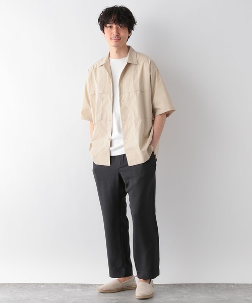 GLOBAL WORK（グローバルワーク）の「マルチファンクションシャツ/267377（シャツ/ブラウス・メンズ・ブラック/ベージュ/ライトグリーン・SMALL/MEDIUM/LARGE）」の12枚目の写真