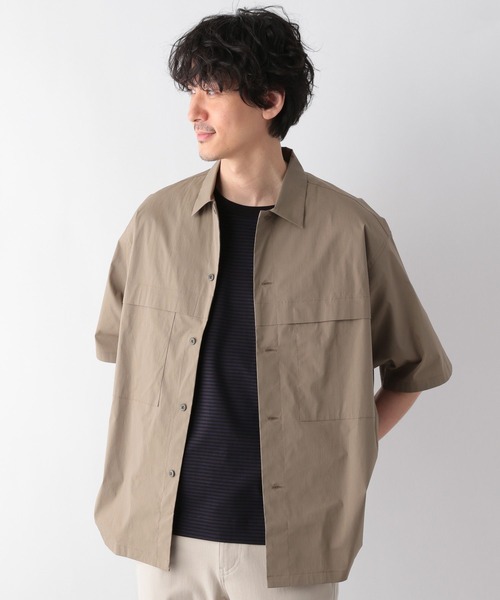 GLOBAL WORK（グローバルワーク）の「マルチファンクションシャツ/267377（シャツ/ブラウス・メンズ・ブラック/ベージュ/ライトグリーン・SMALL/MEDIUM/LARGE）」の19枚目の写真